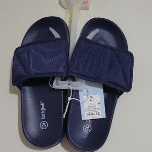 Cat & Jack Dark Blue Slide Sandals